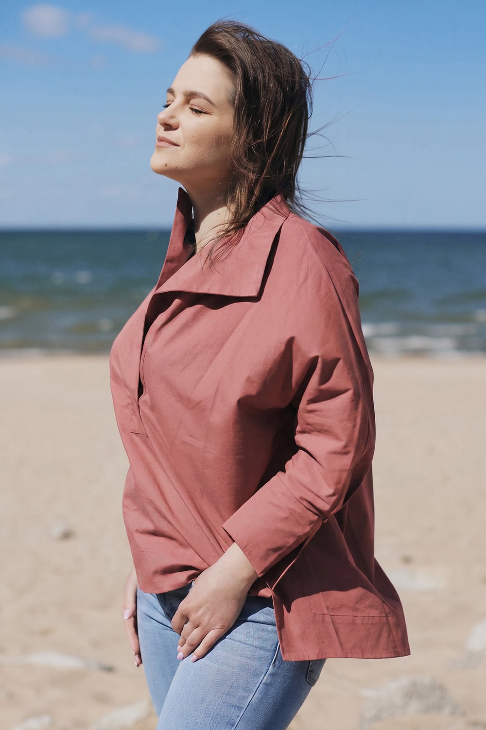AWANGARDA | Koszula damska z bawełny GOTS | Oversize