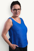 MORGEN | Leinen-Trägershirt | Regular