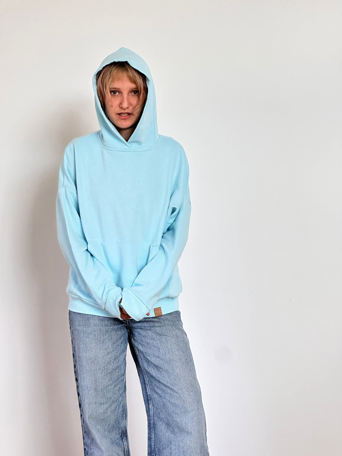 SINNLICH | Patchwork-Kapuzenpullover, ohne Reißverschluss | Oversize