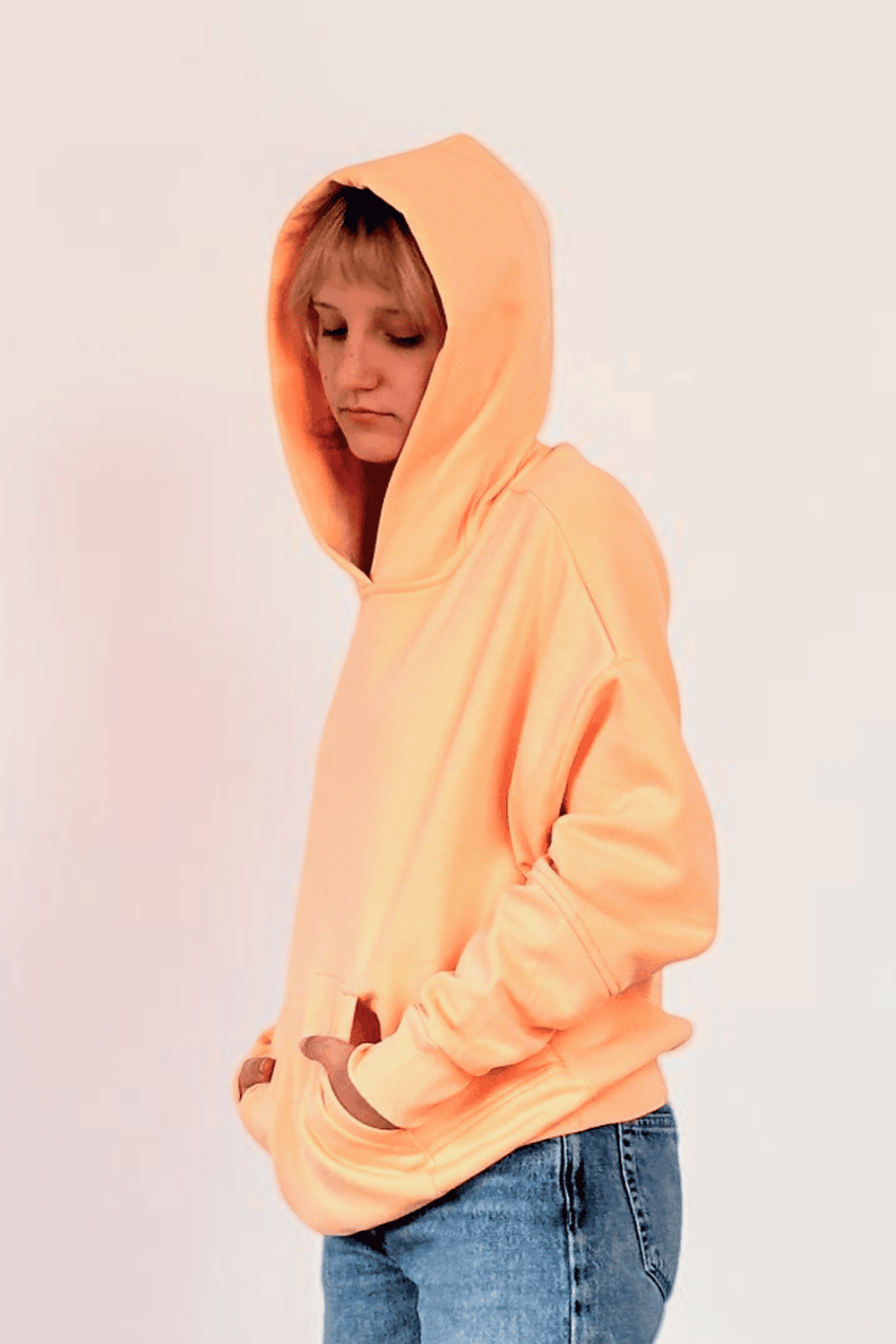 SINNLICH | Patchwork-Kapuzenpullover, ohne Reißverschluss | Oversize