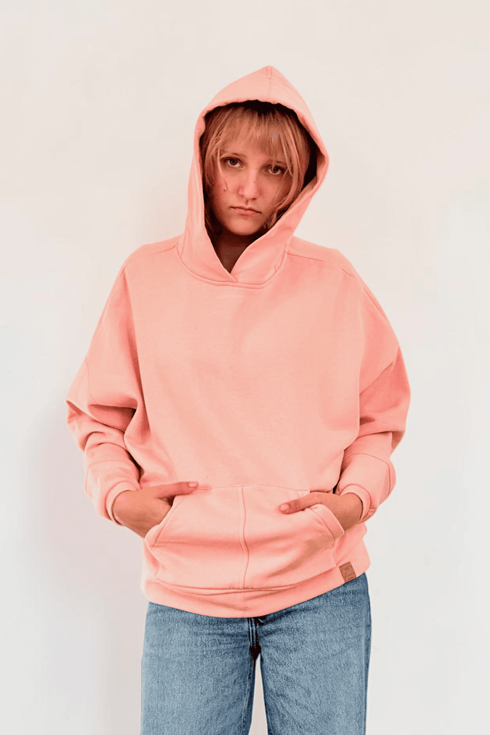 SINNLICH | Patchwork-Kapuzenpullover, ohne Reißverschluss | Oversize