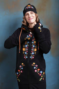 OSTOJA ŁOWICZ | Coat-style sweatshirt with folk embroidery | Regular