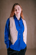 SZYKOWNA | Damen-Cordweste | Tailliert