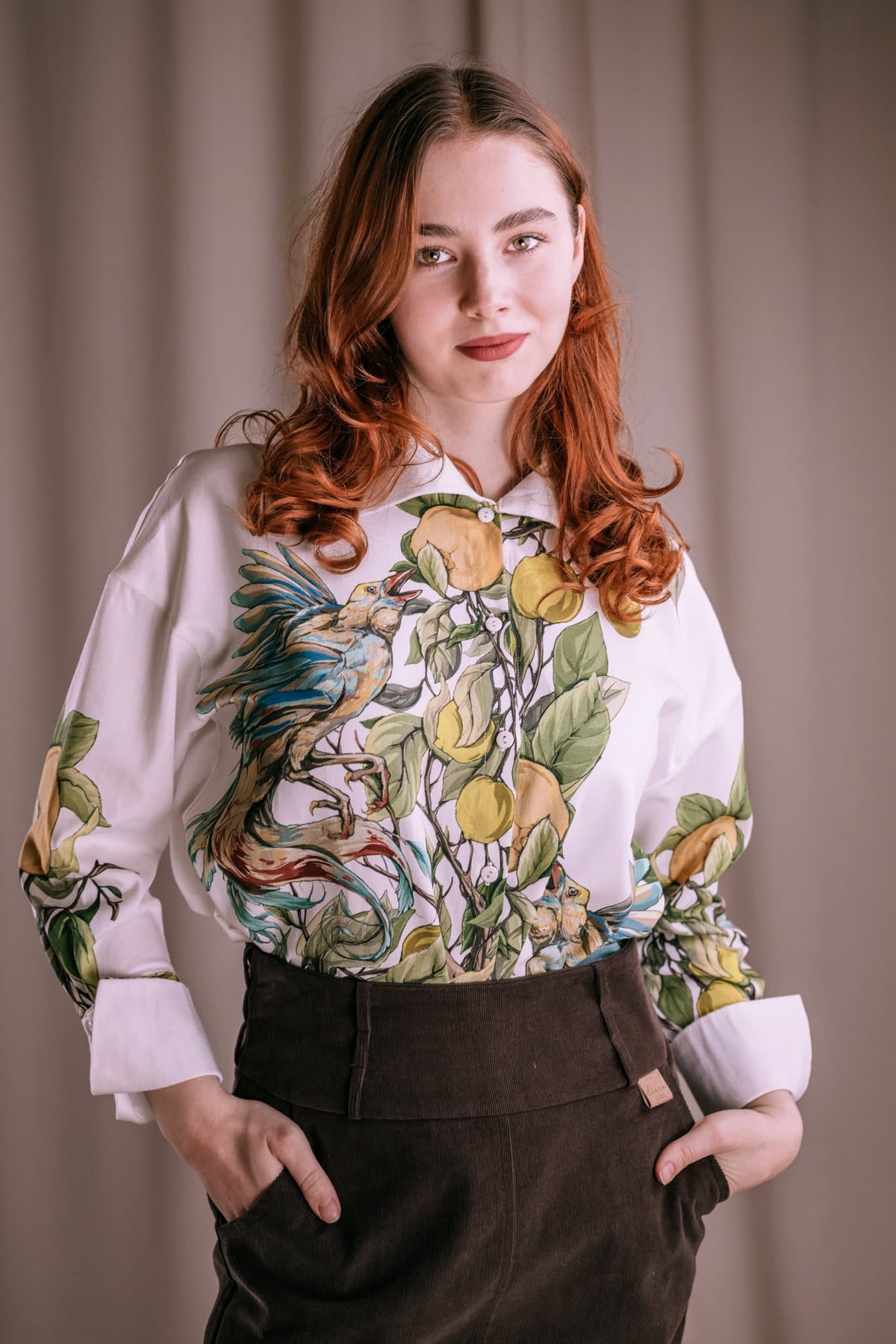 HEMD VOGEL * OVERSIZE