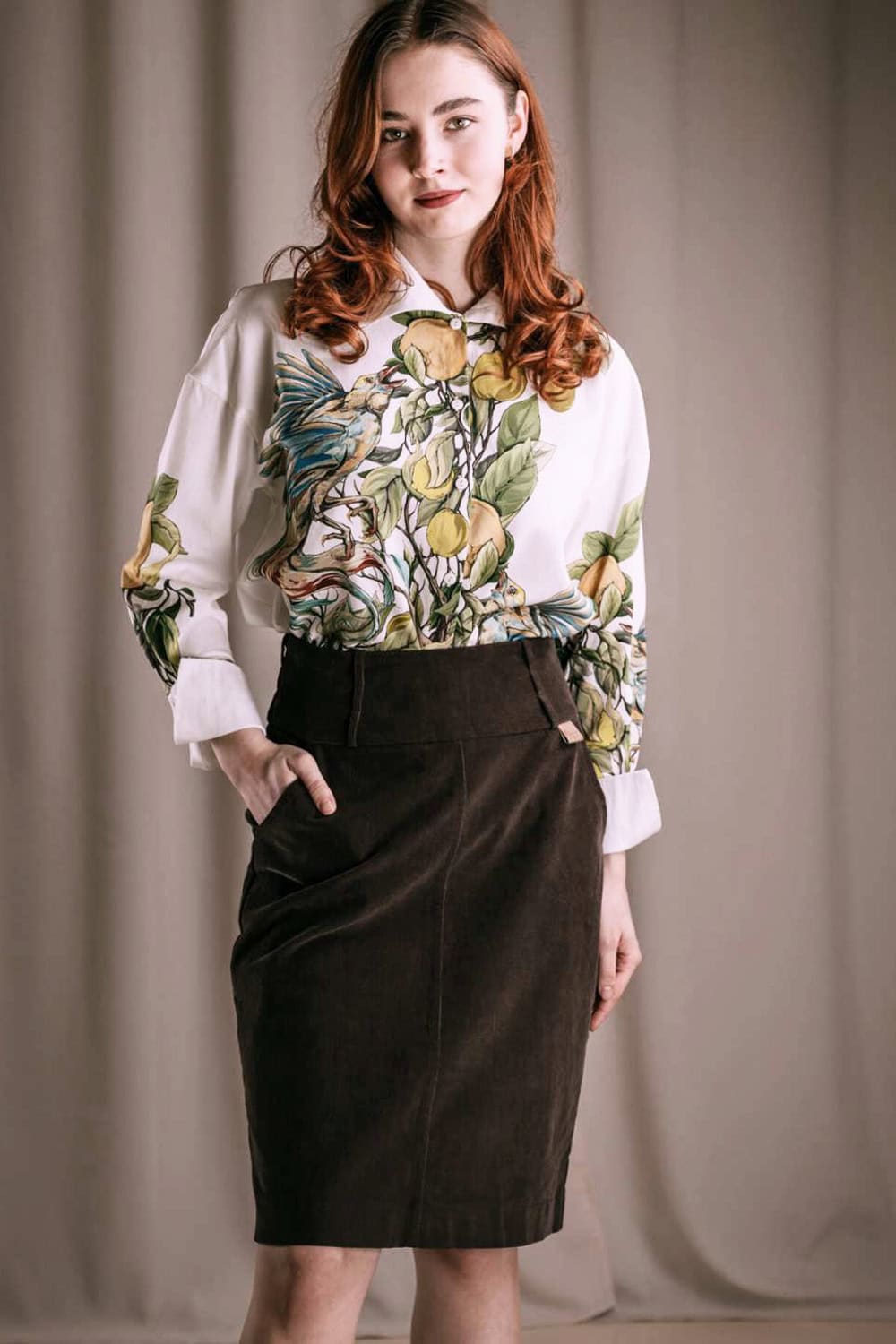 HEMD VOGEL * OVERSIZE