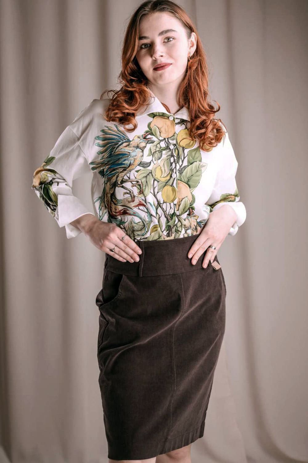HEMD VOGEL * OVERSIZE